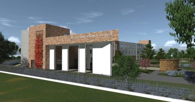 zdjęcie z budowy Stołeczne Centrum Opiekuńczo-Lecznicze