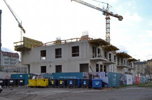 prace przy III kondygnacji