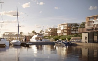 zdjęcie z budowy [Wiślinka] Wind Yacht Resort
