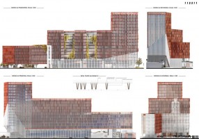wizualizacje Nowy Ratusz w Nowym Centrum Łodzi