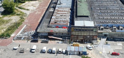 wyburzanie dawnego centrum Jupiter