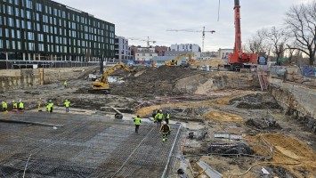zdjęcie z budowy Nowy Rynek C