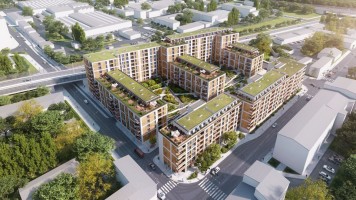 zdjęcie z budowy Tuwima Apartments