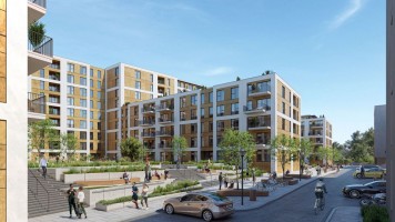 zdjęcie z budowy Tuwima Apartments