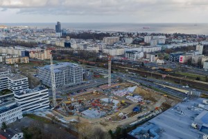 zdjęcie z budowy SkyCity
