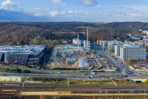 zdjęcie z budowy SkyCity