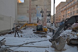 zdjęcie z budowy Centrum Współpracy Polsko – Ukraińskiej