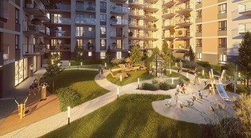 zdjęcie z budowy Miasteczko Jutrzenki