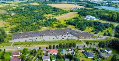 zdjęcie z budowy Park handlowy Goleniów