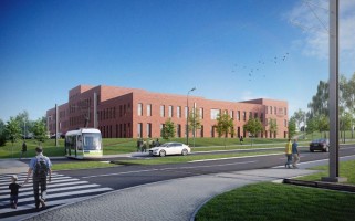 zdjęcie z budowy Wydział Prawa i Administracji oraz Wydział Nauk Społecznych