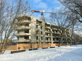 zdjęcie z budowy Sady Żoliborz