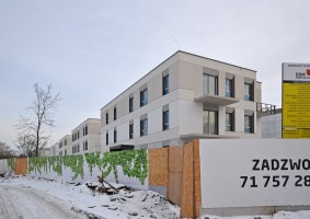 zdjęcie z budowy Wille Biskupin