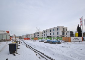 zdjęcie z budowy Wille Biskupin