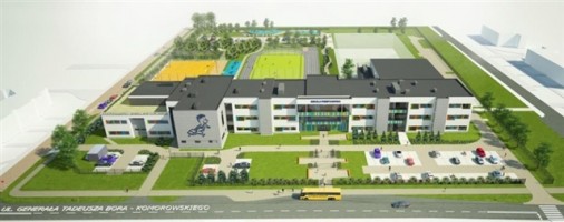 zdjęcie Szkoła podstawowa z przedszkolem i halą sportową