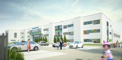 zdjęcie Szkoła podstawowa z przedszkolem i halą sportową