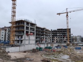 zdjęcie z budowy Apartamenty Literacka