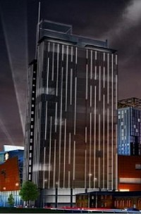 wizualizacje Centrum Stocznia - biurowiec