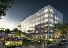 zdjęcie z budowy Centrum edukacji przy CKD