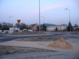 nowe skrzyżowanie na potrzebe centrum handlowego