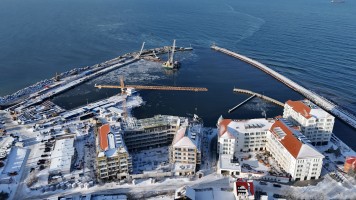 zdjęcie z budowy Marina Royale