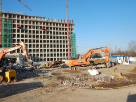 zdjęcie z budowy Podium Park