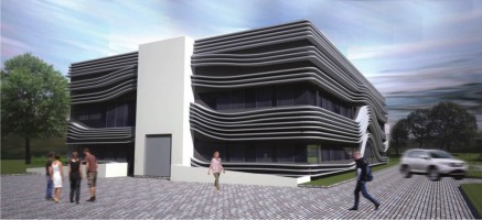 zdjęcie z budowy Laboratorium Aerodynamiki Środowiskowej Politechniki Krakowskiej