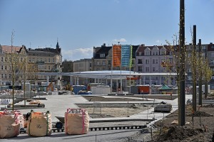 zdjęcie z przebudowy Rynek Łazarski