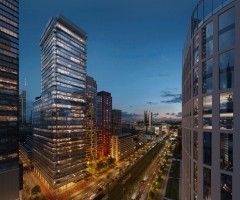 zdjęcie z budowy AFI Tower