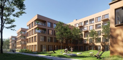 zdjęcie z budowy Tuwima Gardens