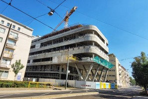 zdjęcie z budowy Budynek ambulatoryjny Wielkopolskie Centrum Onkologii