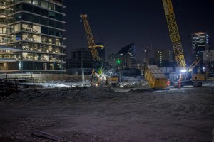 zdjęcie z budowy AFI Tower