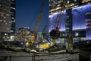 zdjęcie z budowy AFI Tower