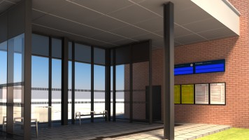 zdjęcie z budowy [Żelistrzewo] Dworzec kolejowy