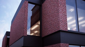 wizualizacje Biurowiec Promienista 94