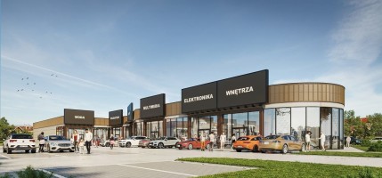 zdjęcie z budowy Park Handlowy