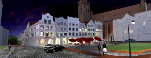 zdjęcie z budowy Kamienice Starego Miasta