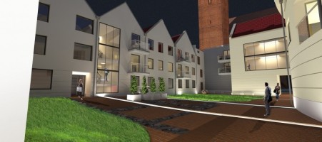 zdjęcie z budowy Kamienice Starego Miasta