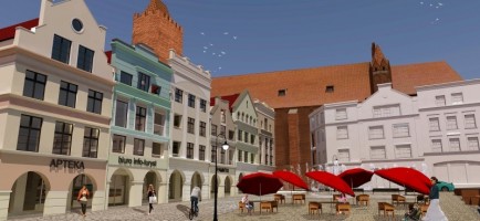 zdjęcie z budowy Kamienice Starego Miasta