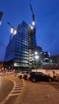 zdjęcie z budowy Andersia Silver Tower