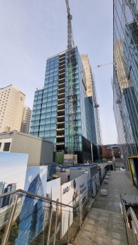 zdjęcie z budowy Andersia Silver Tower