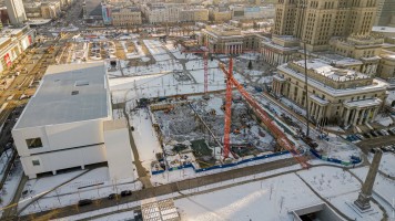 zdjęcie z budowy TR Warszawa