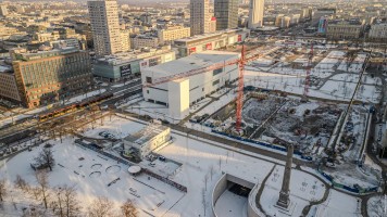 zdjęcie z budowy TR Warszawa