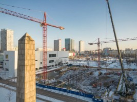 zdjęcie z budowy TR Warszawa