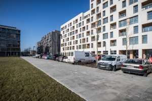 zdjęcie z budowy XIX Dzielnica