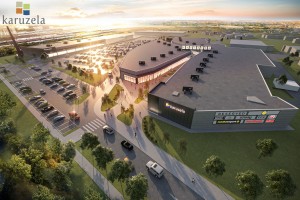 zdjęcie z budowy Park handlowy Karuzela
