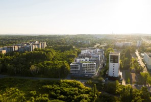 zdjęcie z budowy Francuska Park