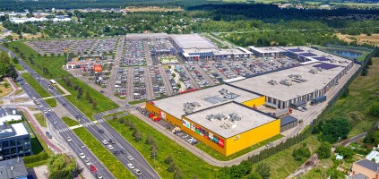 zdjęcie z budowy Park handlowy BIG Piła