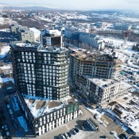 zdjęcie z budowy SkyTrust Solidarności