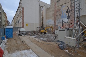 zdjęcie z budowy Centrum Współpracy Polsko – Ukraińskiej