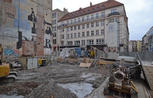 zdjęcie z budowy Centrum Współpracy Polsko – Ukraińskiej